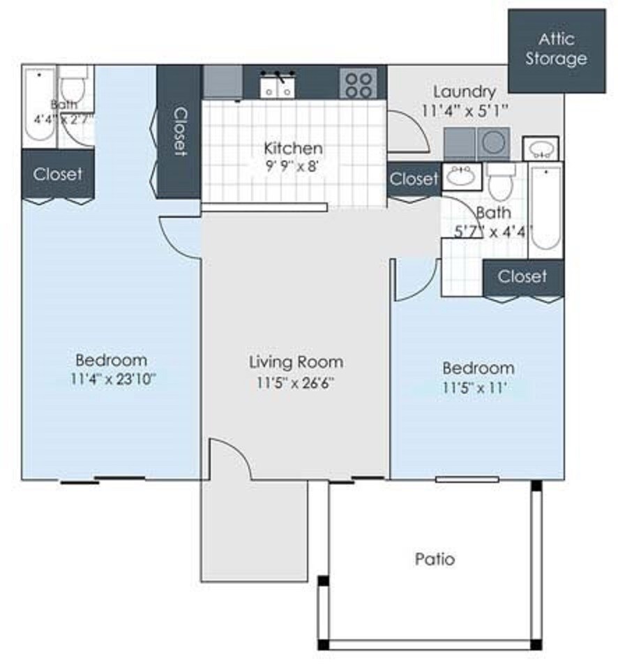 Dover Place – Two Bed Master Suite