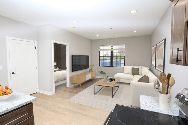 View from the kitchen overlooking living room - The Elex - B