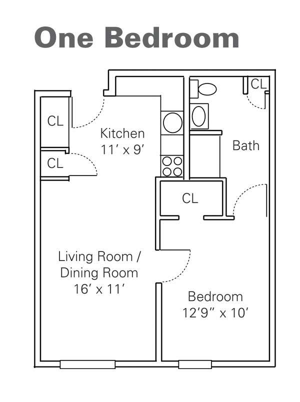 1BR/1BA - Westfield Manor