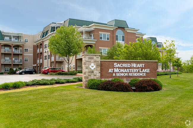 Front view - Sacred Heart at Monastery Lake