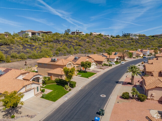 A row of Spanish style home in Dear Valley.