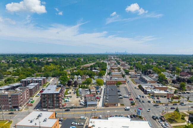 River Grove Chicago Skyline.