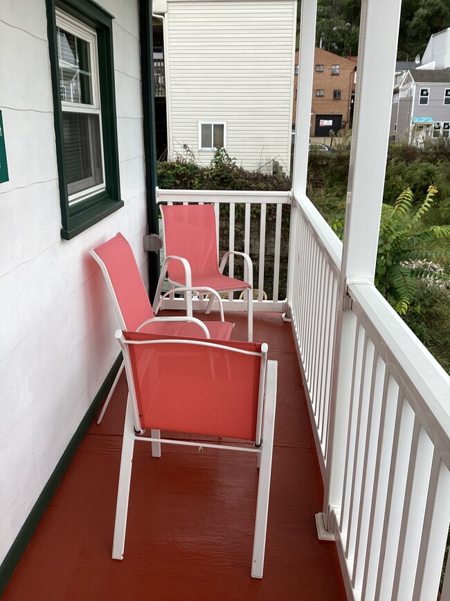 2nd floor porch - 1116-2 Bradish St