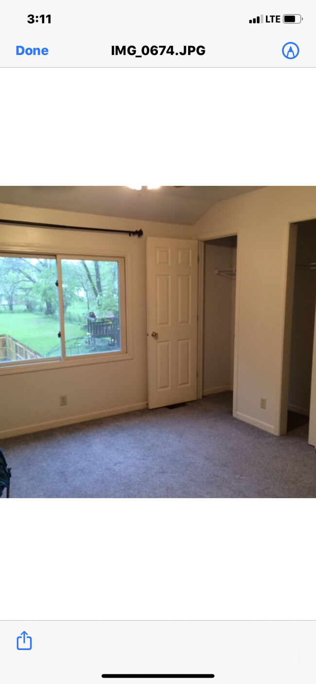 Master Bedroom with the full bath attached - 1212 Williams St