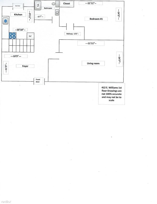 Building Photo - 4 br, 1 bath House - 412 E William St