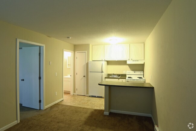 Una habitación - sala de estar - Oak Hill Apartments