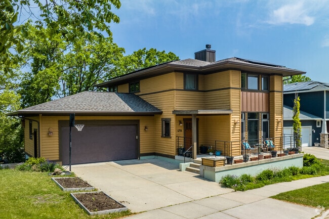 Prairie-style architecture is one of the most distinctive home styles in Middleton.