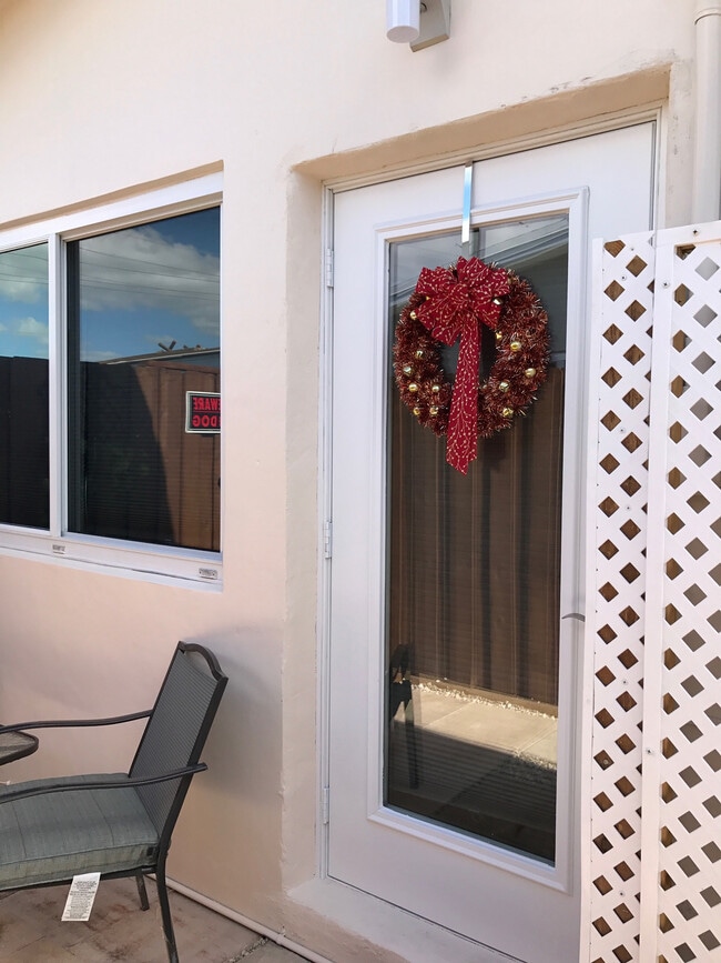 Door to the studio - 8501 NW 24th Ct