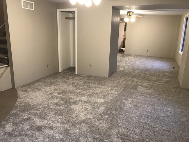 living room looking toward dining room - 1123 S Church St