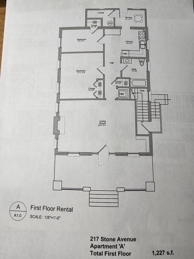 Floor Plan - 217 Stone Ave