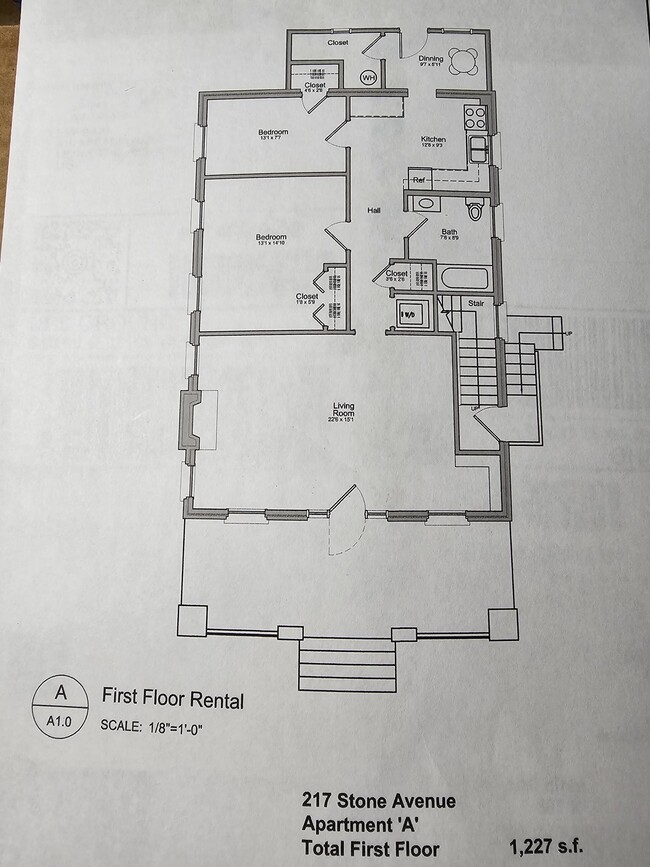 Floor Plan - 217 Stone Ave