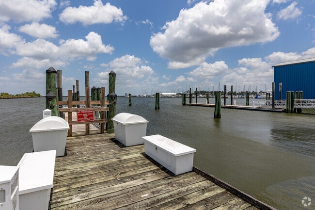 South Shore Harbor Marina provides boat slips near Lakefront Airport.