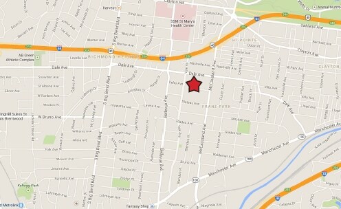 Map - 7103 Horner Ave