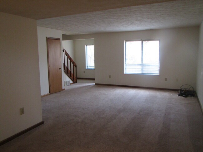 view from dining room to front door - 4931 Spring Rd