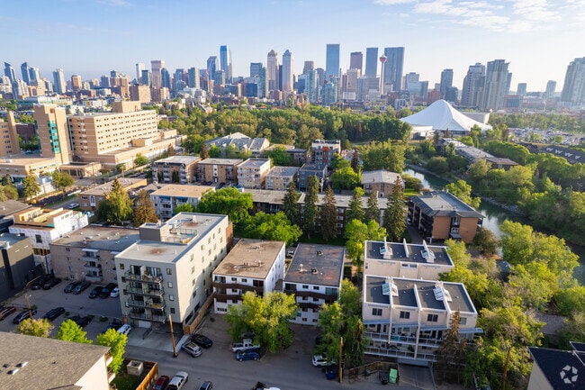Aerial Photo - Elbow Mission Apartments