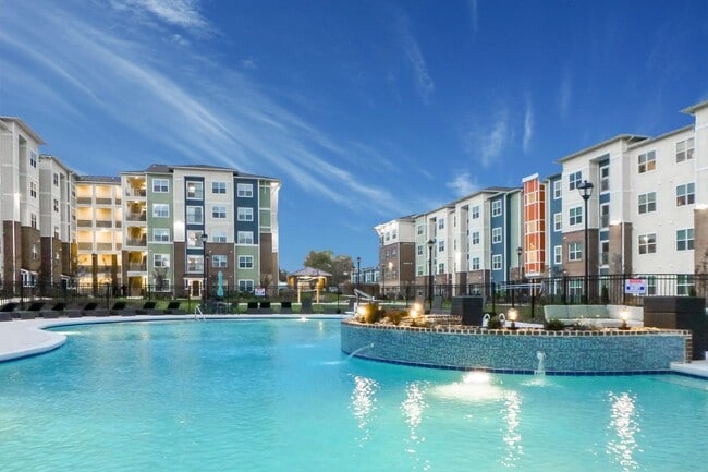 Edge pool area - The Edge Apartments and Townhomes