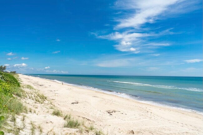 Beach is quite private… - 6307 S Hwy A1A