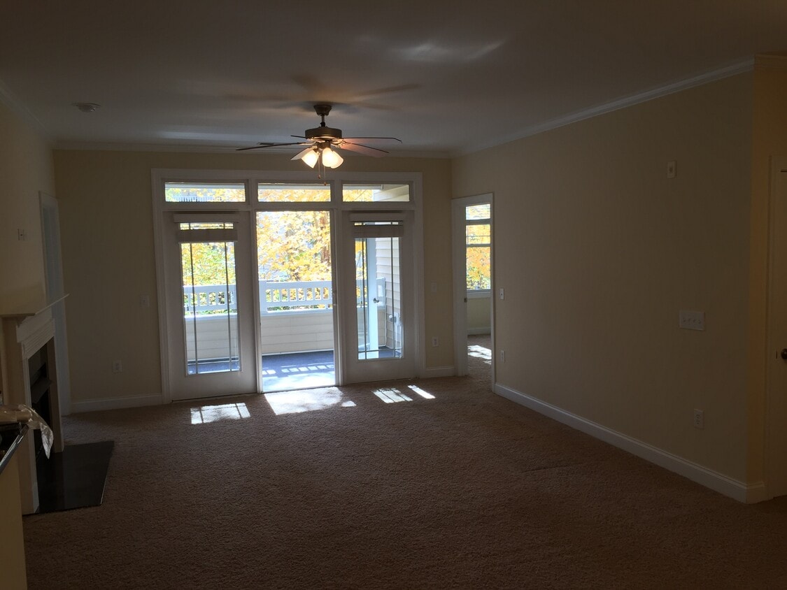 Living Room ( fire Place, Door to Porch) - 2810 Bedford Green Dr