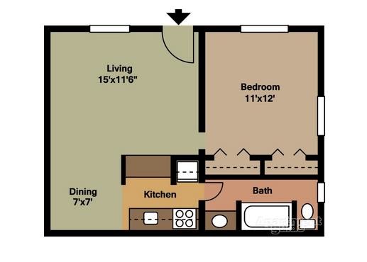 Plano de planta - Royal Apartments