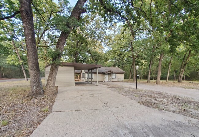 Beautifully wooded lot with dedicated driveway and covered carport - 28700 Gumwood Ct