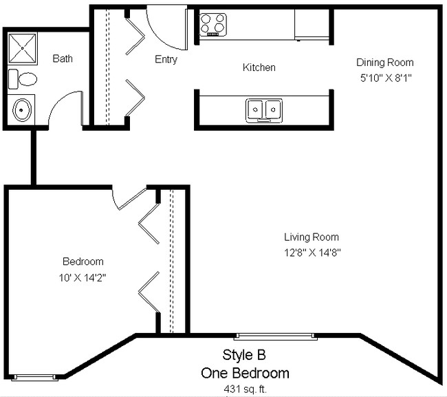 Plano de planta - Rivertown Commons