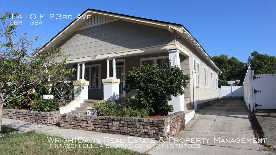 Classic 2/2.5 Bungalow in Ybor City!! House Rental in Tampa, FL