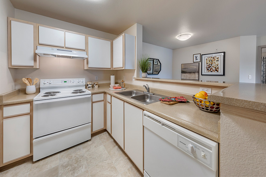 Fully-equipped kitchens with dishwashers - Quatama Crossing