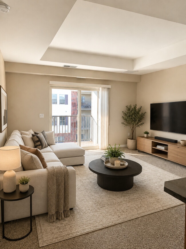 Espacios abiertos para el entretenimiento en los apartamentos Tuscany Place en Papillion, NE - Tuscany Place