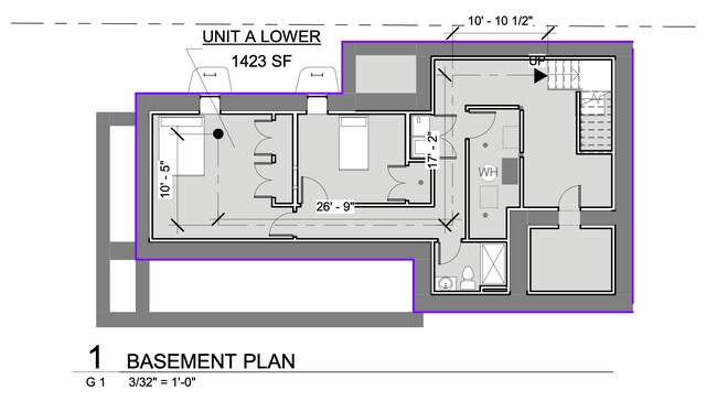 Second Floor of Unit 1 - 2 beds, 1 bathroom, common areas, and storage - 1023 17th Ave SE