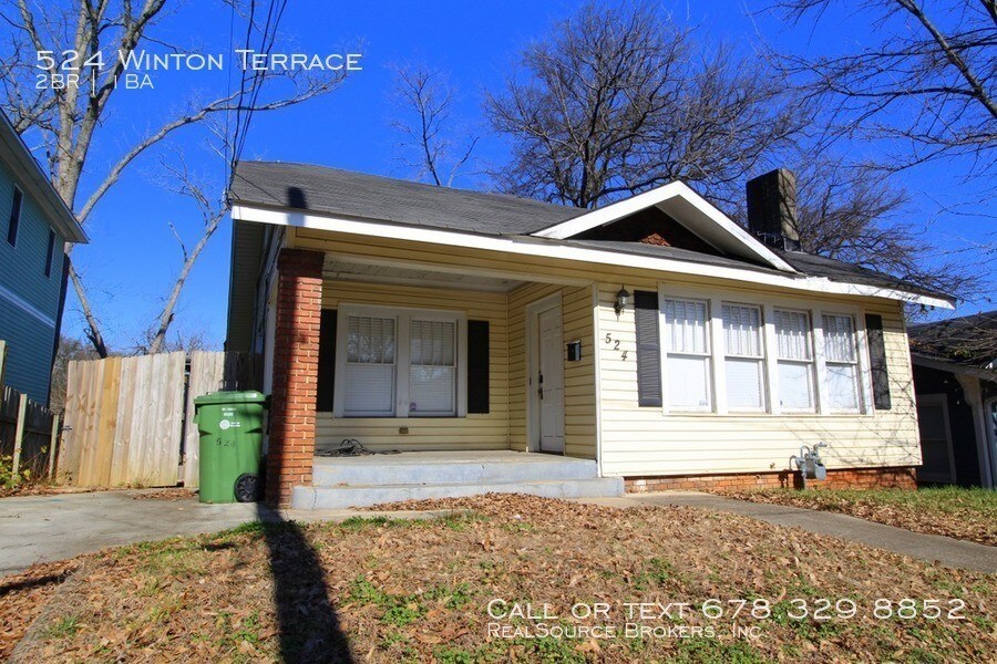 2 bedroom, 1 bath home in Old Fourth Ward House Rental in Atlanta, GA