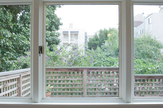 Garden bedroom window - 2755 Sutter Street