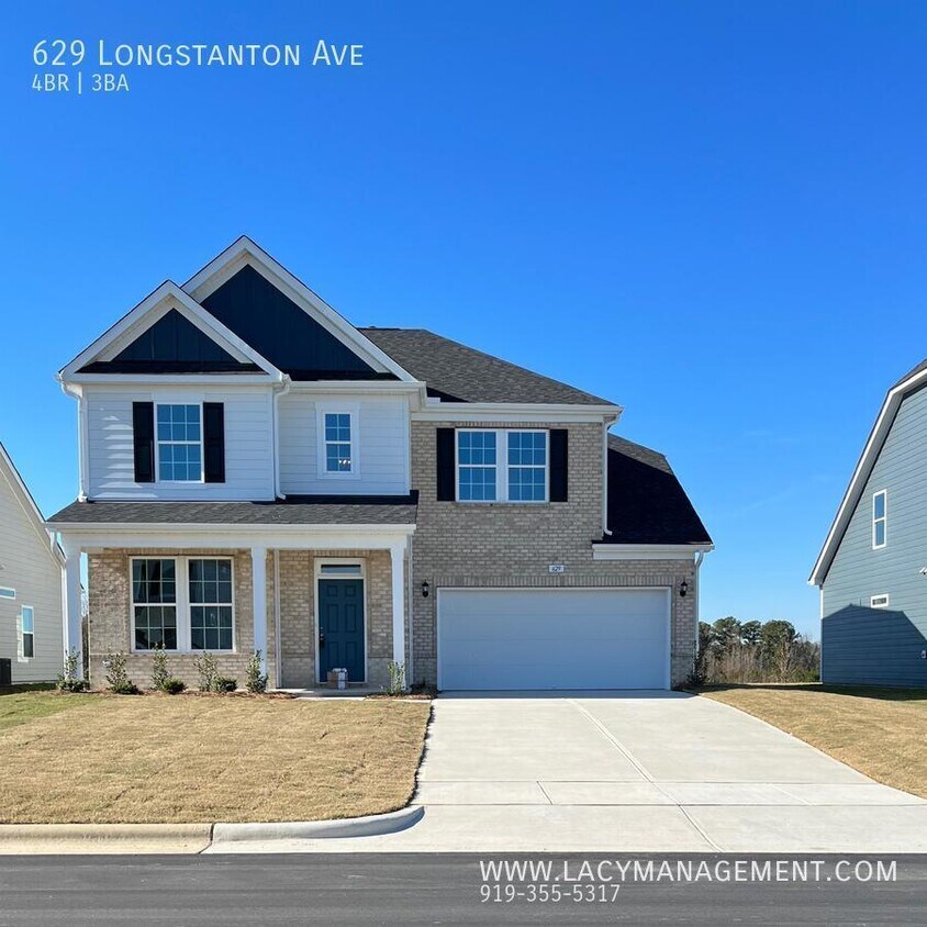 629 Longstanton Ave, Zebulon, NC 27597 House Rental in Zebulon, NC