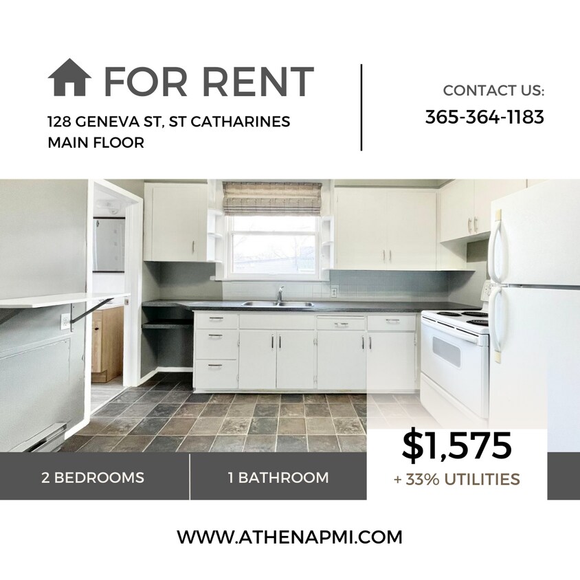 128 Geneva St Unit Main, St. Catharines, ON L2R 4N6 Apartment for