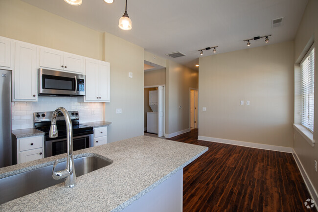 Kitchen and Living room - The Residences at the Prince Charles