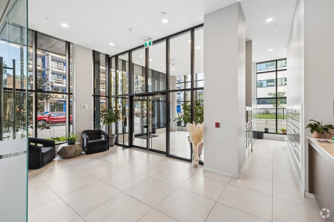 Entrée du bâtiment - Vue Phase 7
