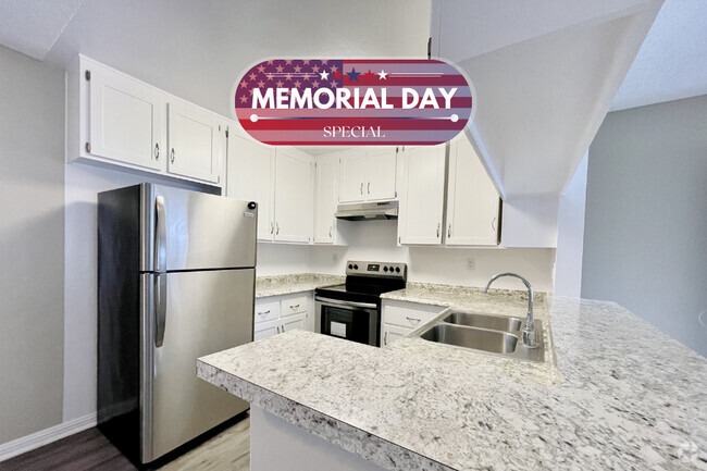 Unit Interior - Kitchen - Sycamore Pines Apartments