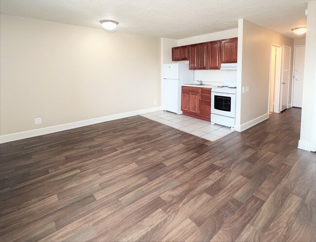 Estudio, 1BA (A): 378 ft² - Regency Tower