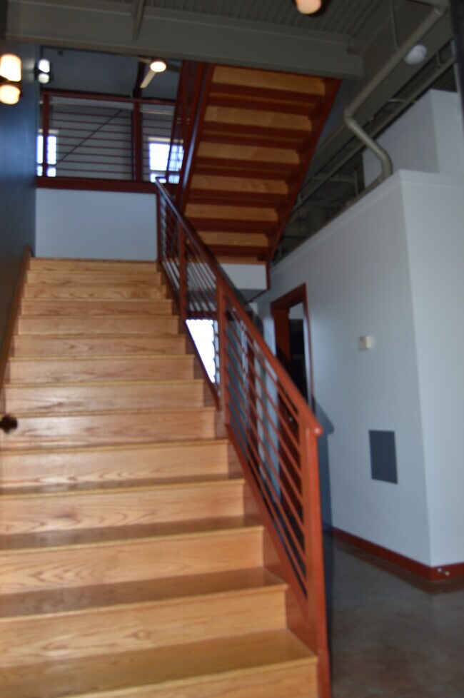 Stairs in Entryway - 525 S School Ave