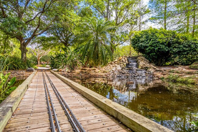 Take a ride through the park on the mini train that runs through Largo Central Park.