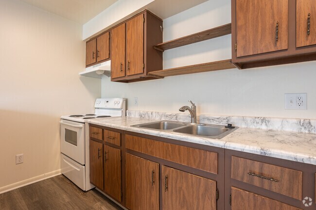 1 dormitorio, 1 baño - 545 pies cuadrados - Cocina - Meridian Apartments