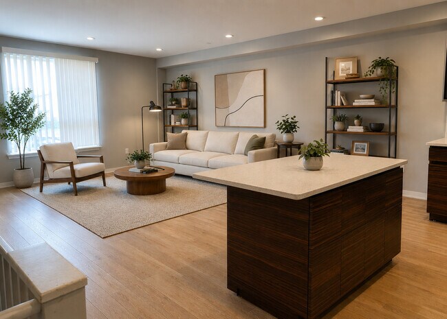 1439-A Sala de estar - 1439 N Franklin St