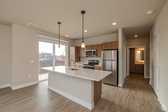 2 habitaciones, 2 baños - 1120 pies cuadrados - Cocina - Yellowstone Apartments