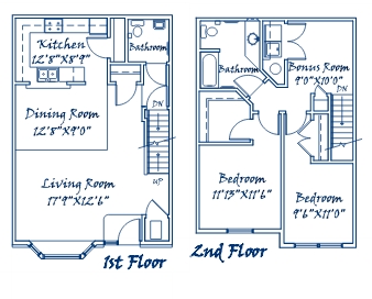 2BR/1.5BA - Maple Lakes Townhomes