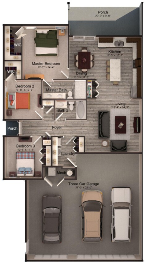 Foto del edificio - Exquisite 3- Bedroom Home with Modern Elegance and a Great Location!!! 2 Months Free on 14-Month ...