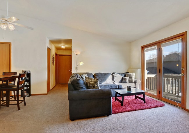 Spacious Living Rooms - Yorkshire Lane Apartments in Manitowoc, WI