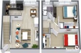 2 Bed 1 Bath Townhouse