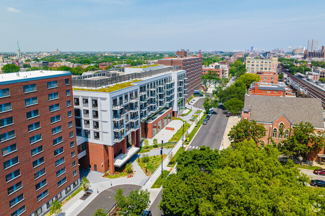 Aerial Photo - Sheffield of Lincoln Park