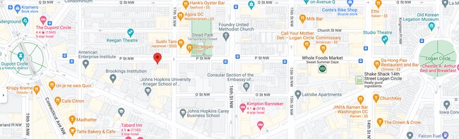 Neighborhood Map - 1710 P St NW
