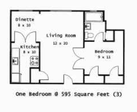 1BR/1BA - Admiral