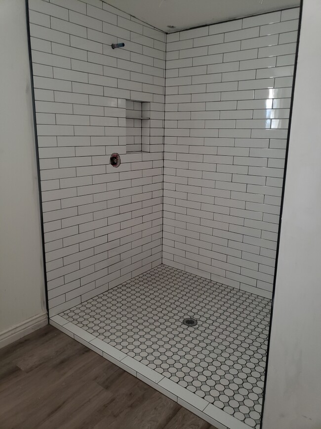 HUGE master shower - 503 W 1st St